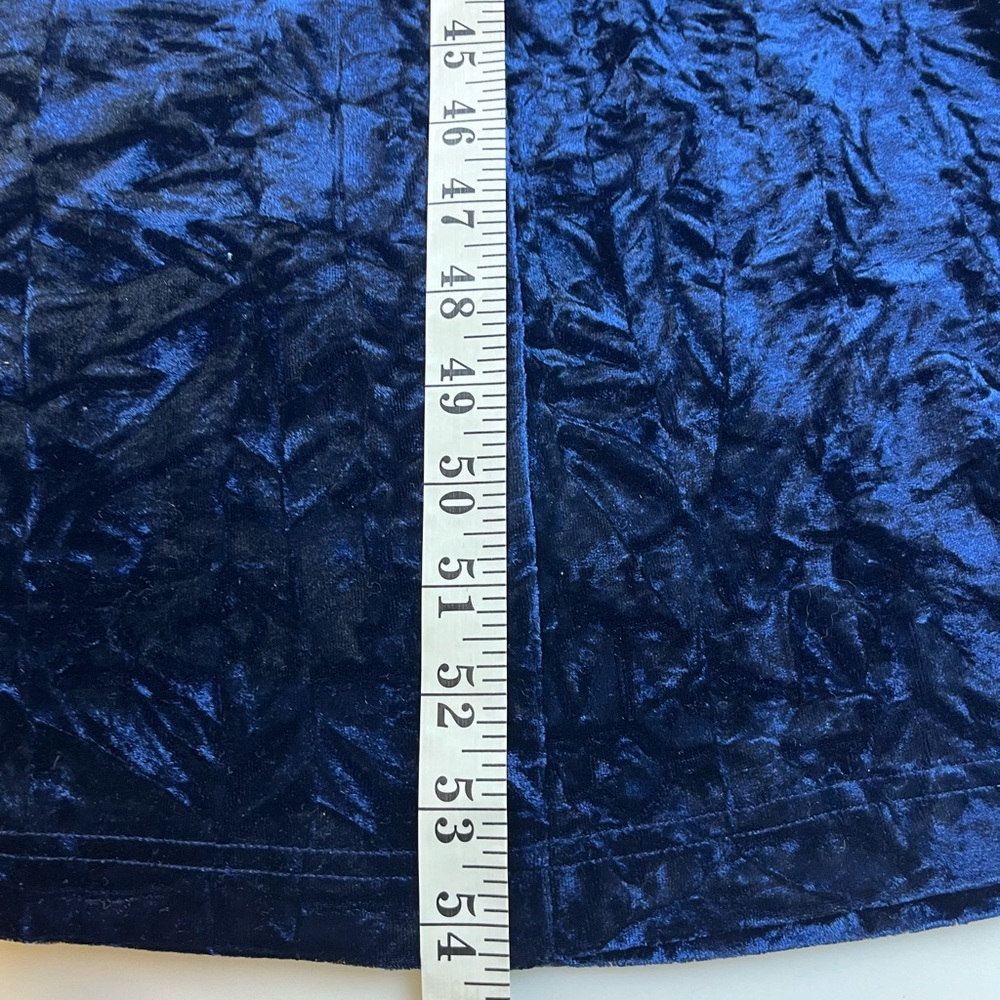 Natural Life Veronica Navy Crushed Velvet Sleeveless Maxi Dress N266-15 - Picture 9 of 9